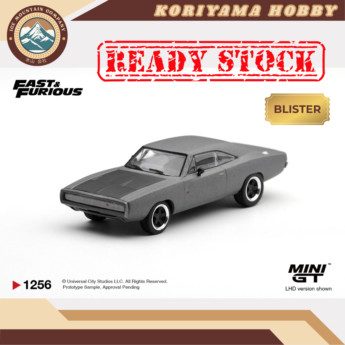 Mini GT 1256 Dodge Charger "Fast Five" Dominic Toretto / Blister Packaging MiniGT