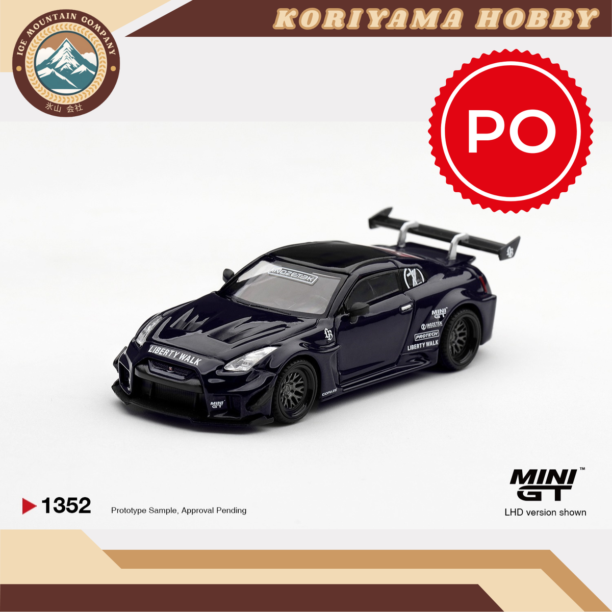 Mini GT 1352 LB-Silhouette WORKS GT NISSAN 35GT-RR Ver.2 INOZETEK Edition MiniGT