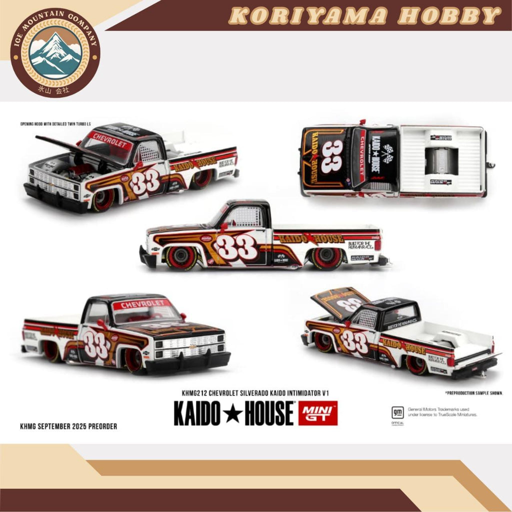 Mini GT Kaido House 212 Chevrolet Silverado KAIDO Intimidator V1 MiniGT