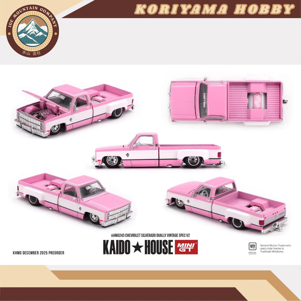 Mini GT Kaido House 243 Chevrolet Silverado Dually Vintage Spec V2 MiniGT