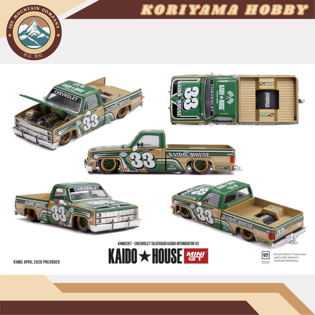 Mini GT Kaido House 267 Chevrolet Silverado KAIDO Intimidator V2 MiniGT