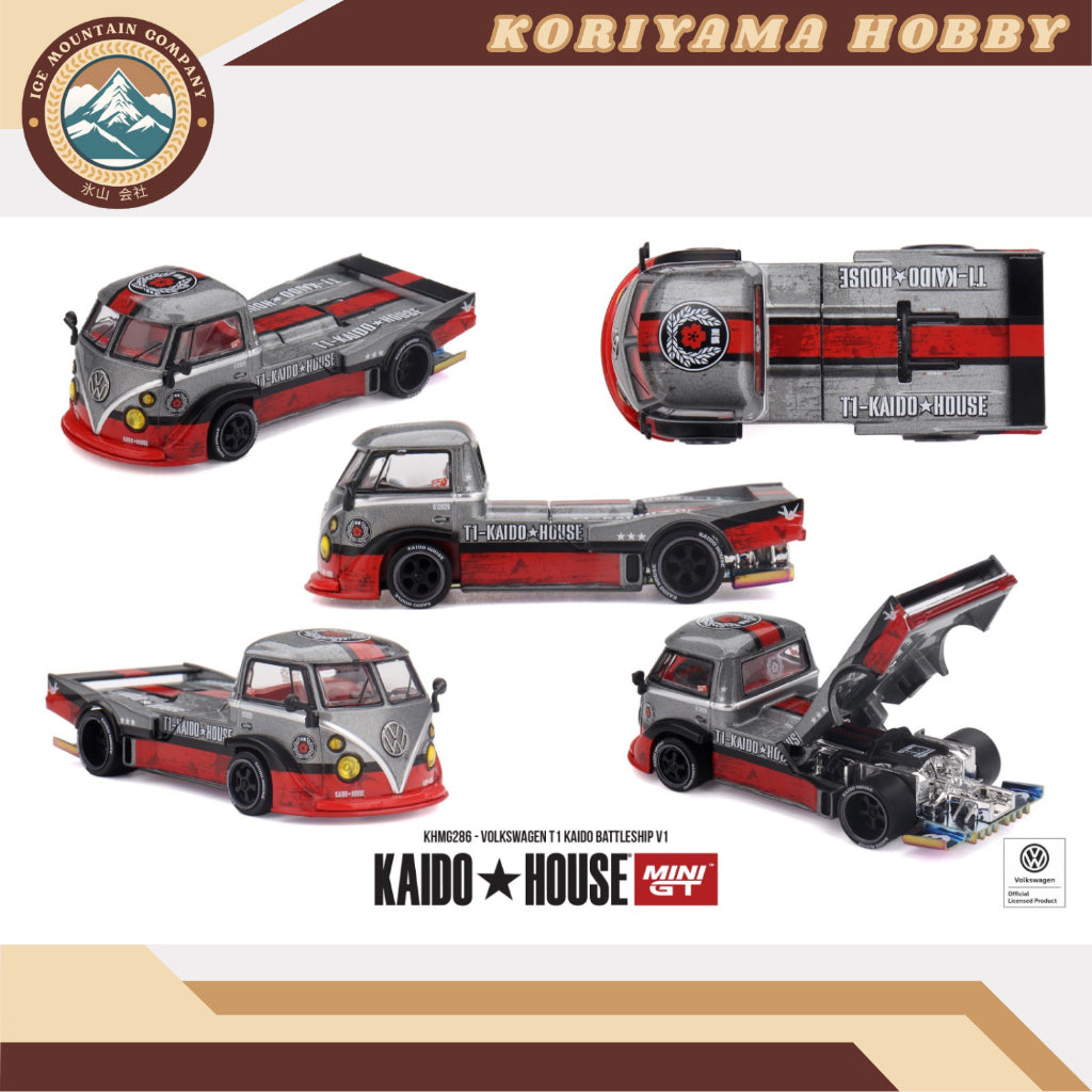 Mini GT Kaido House 286 2Volkswagen T1 KAIDO Battleship V1 MiniGT