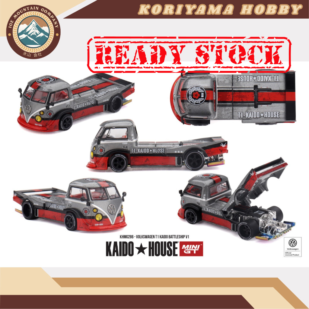 Mini GT Kaido House 286 2Volkswagen T1 KAIDO Battleship V1 MiniGT