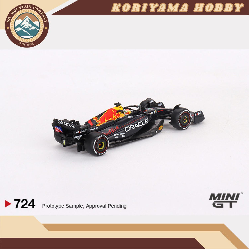 Mini GT 724 Oracle Red Bull Racing RB19 #1  Max Verstappen  2023 F1  2023 Bahrain GP Winner MiniGT