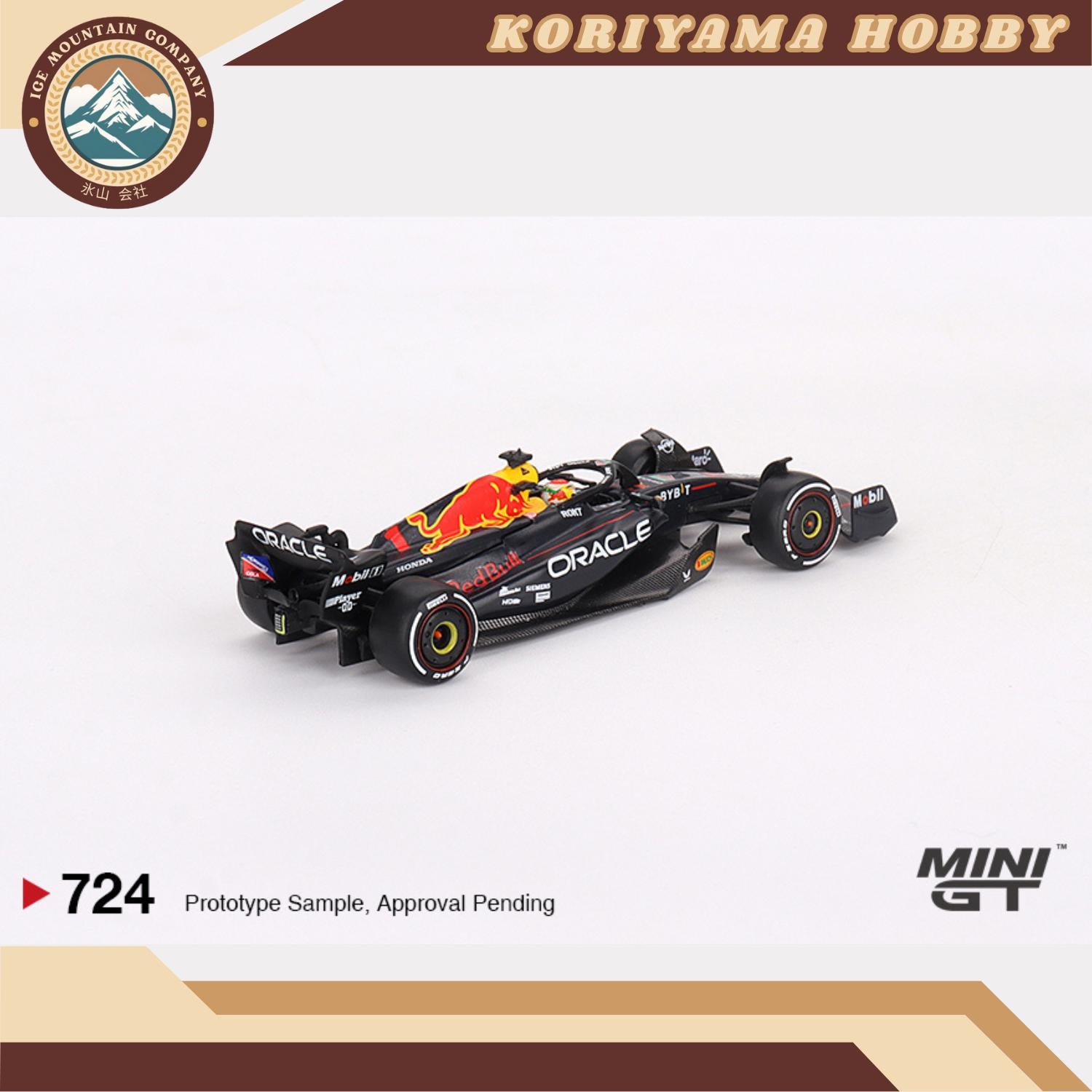 Mini GT 724 Oracle Red Bull Racing RB19 #1  Max Verstappen  2023 F1  2023 Bahrain GP Winner MiniGT