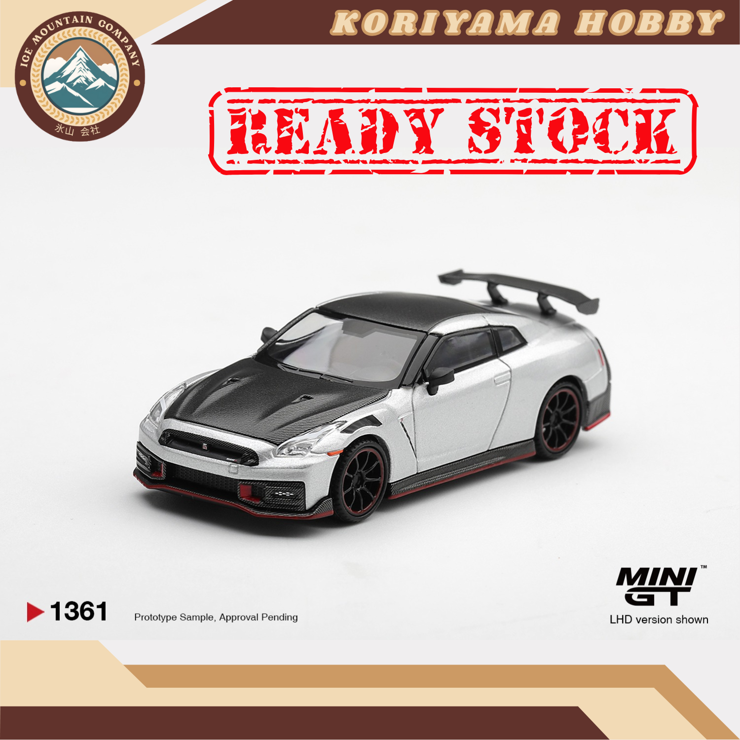 Mini GT 1361 Nissan GT-R NISMO 2024 Silver MiniGT