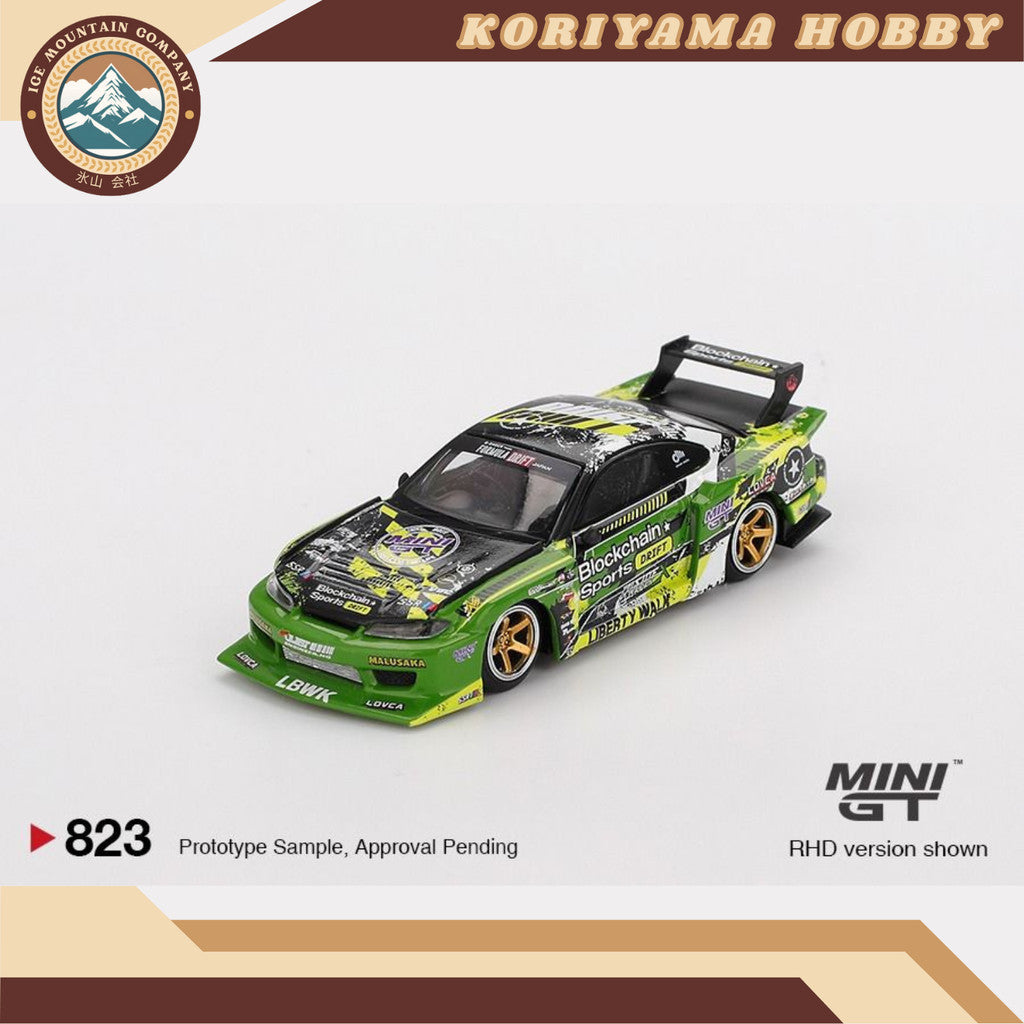 Mini GT 823 Nissan LB-Super Silhouette S15 SILVIA #555 V2 2024 Formula Drift Japan MiniGT