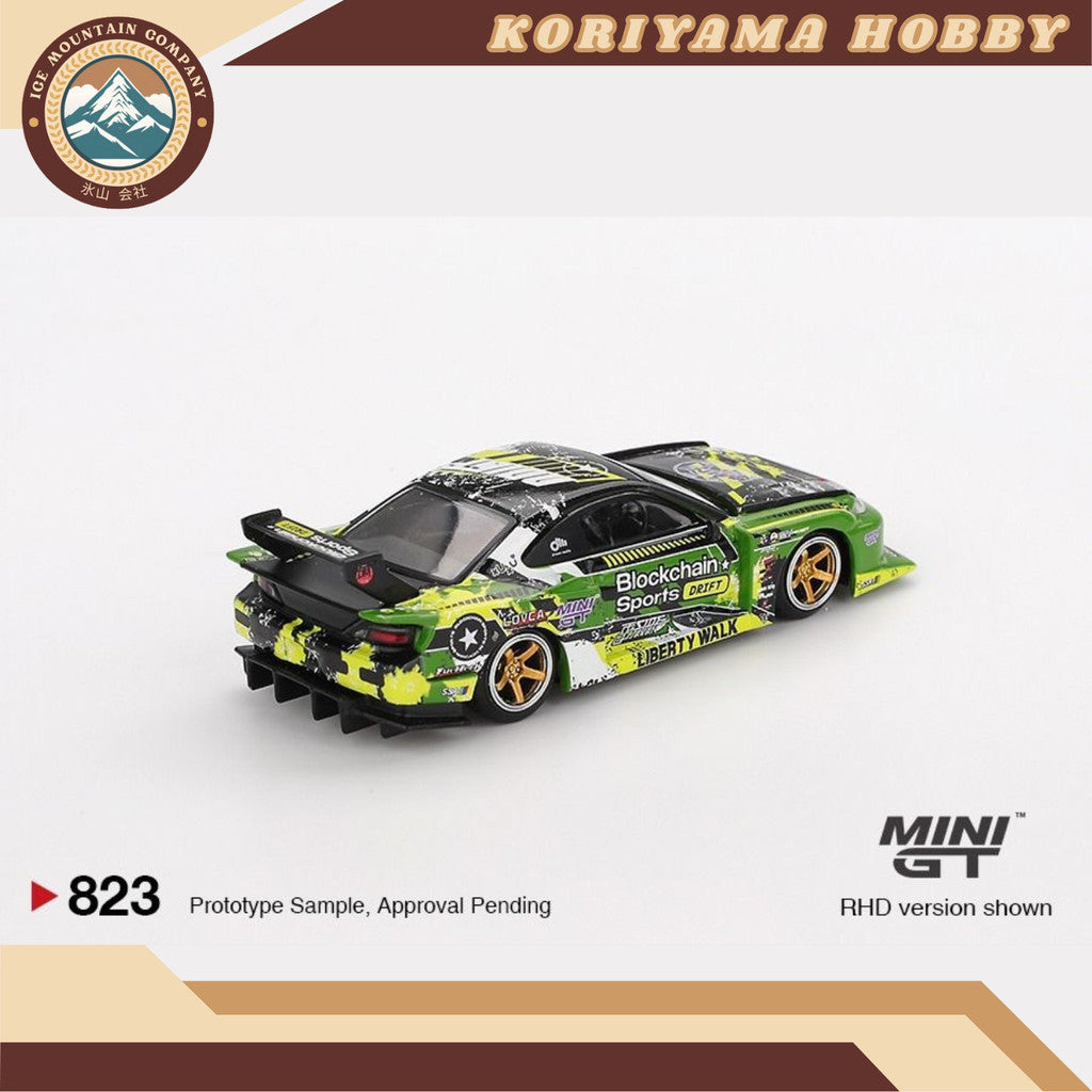 Mini GT 823 Nissan LB-Super Silhouette S15 SILVIA #555 V2 2024 Formula Drift Japan MiniGT