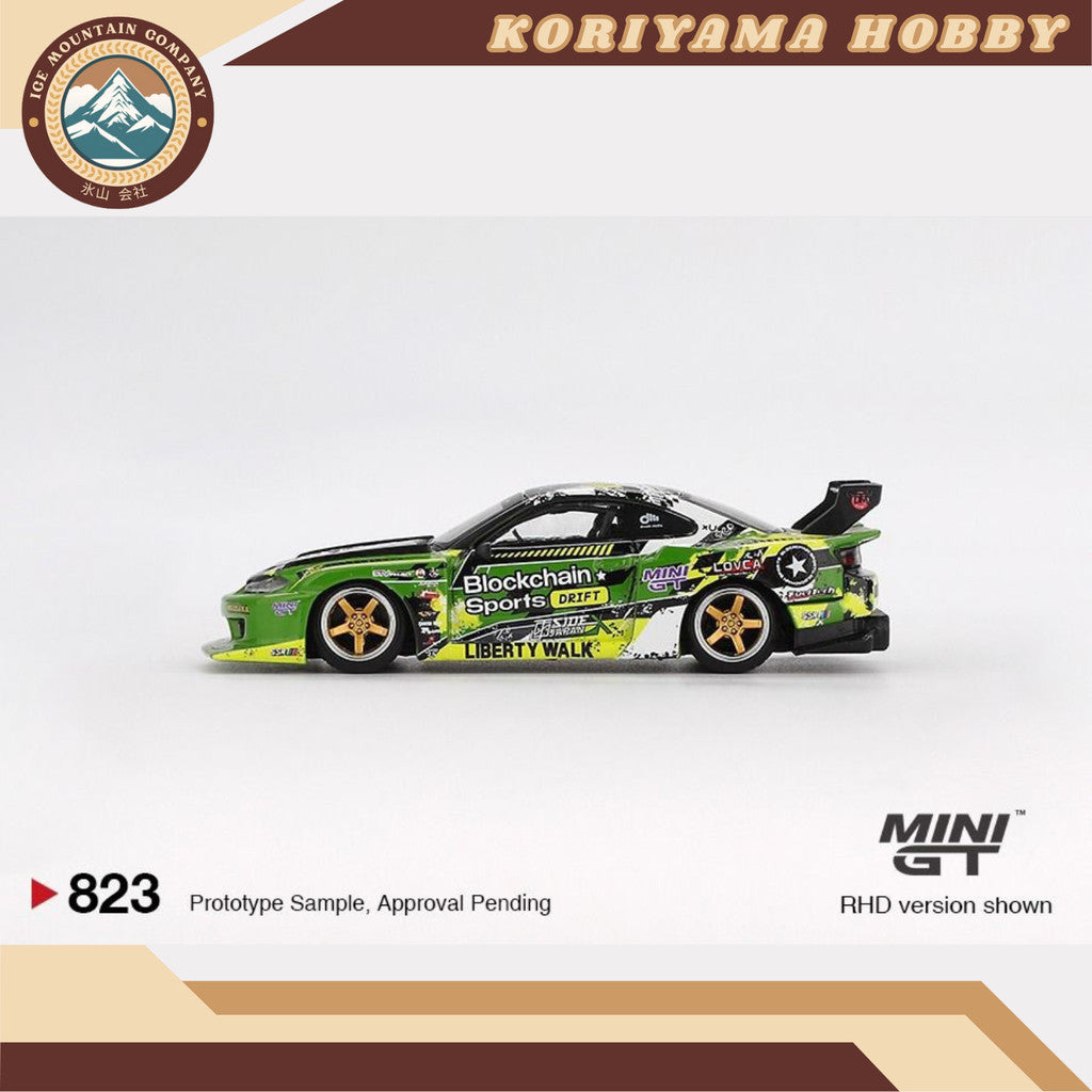 Mini GT 823 Nissan LB-Super Silhouette S15 SILVIA #555 V2 2024 Formula Drift Japan MiniGT