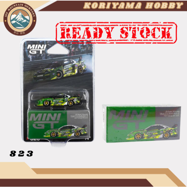 Mini GT 823 Nissan LB-Super Silhouette S15 SILVIA #555 V2 2024 Formula Drift Japan MiniGT