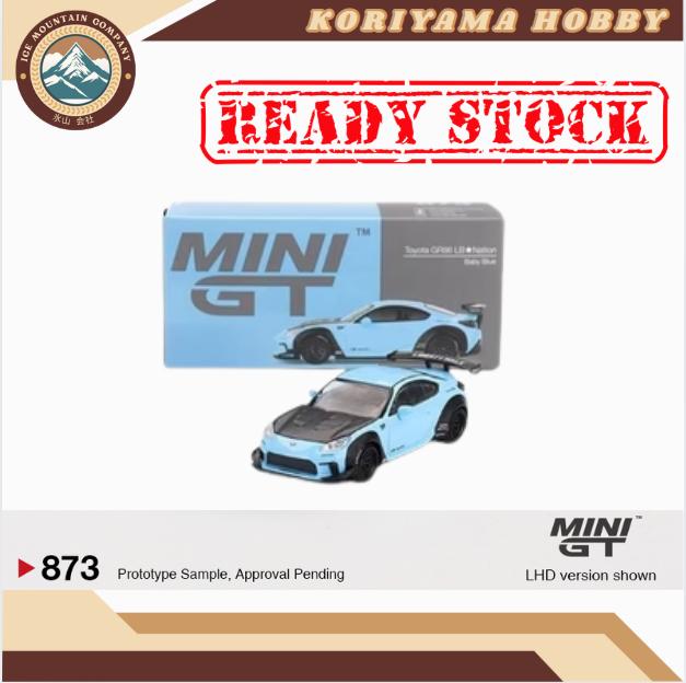 Mini GT 873 Toyota GR86 LB★Nation Baby Blue RHD MiniGT