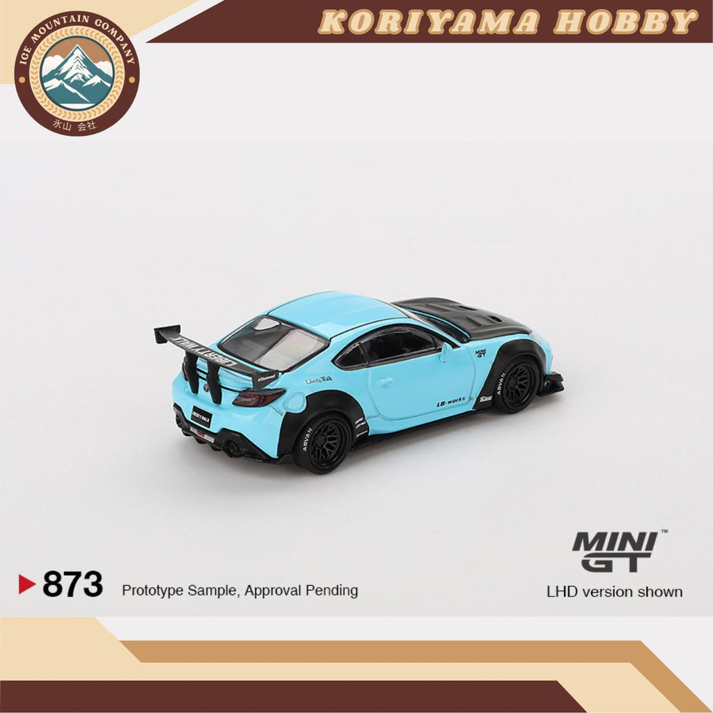Mini GT 873 Toyota GR86 LB★Nation Baby Blue RHD MiniGT