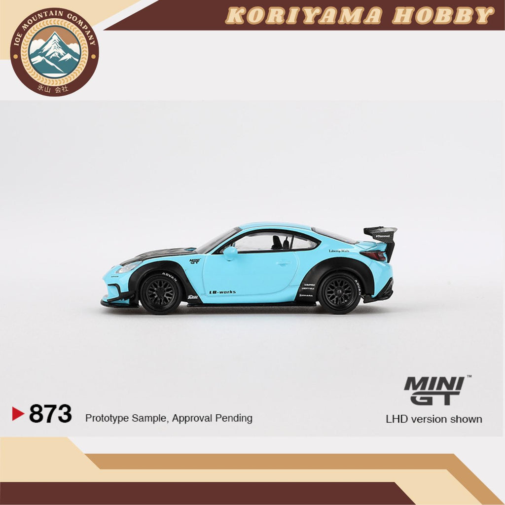 Mini GT 873 Toyota GR86 LB★Nation Baby Blue RHD MiniGT
