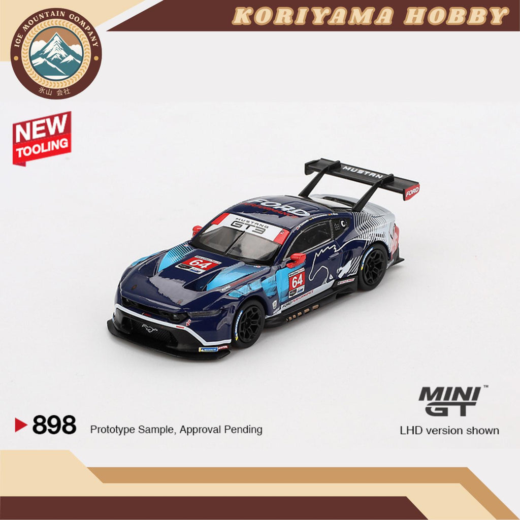 Mini GT 898 Ford Mustang GT3 #64 Ford Multimatic Motorsports 2024 IMSA Daytona 24 Hrs MiniGT
