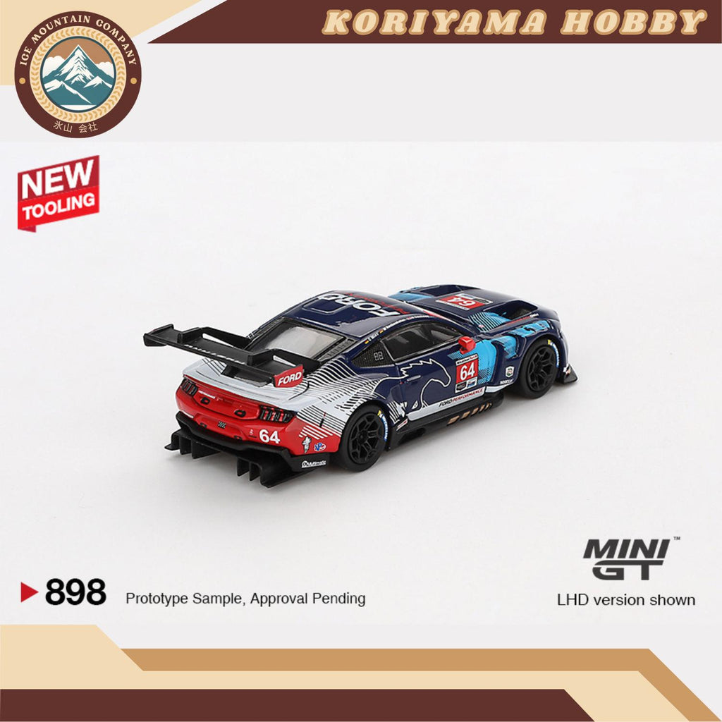 Mini GT 898 Ford Mustang GT3 #64 Ford Multimatic Motorsports 2024 IMSA Daytona 24 Hrs MiniGT
