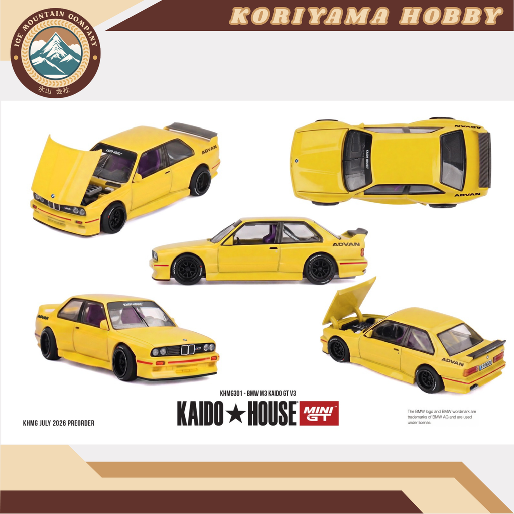 Mini GT Kaido House 301 BMW M3 Kaido GT V3 MiniGT
