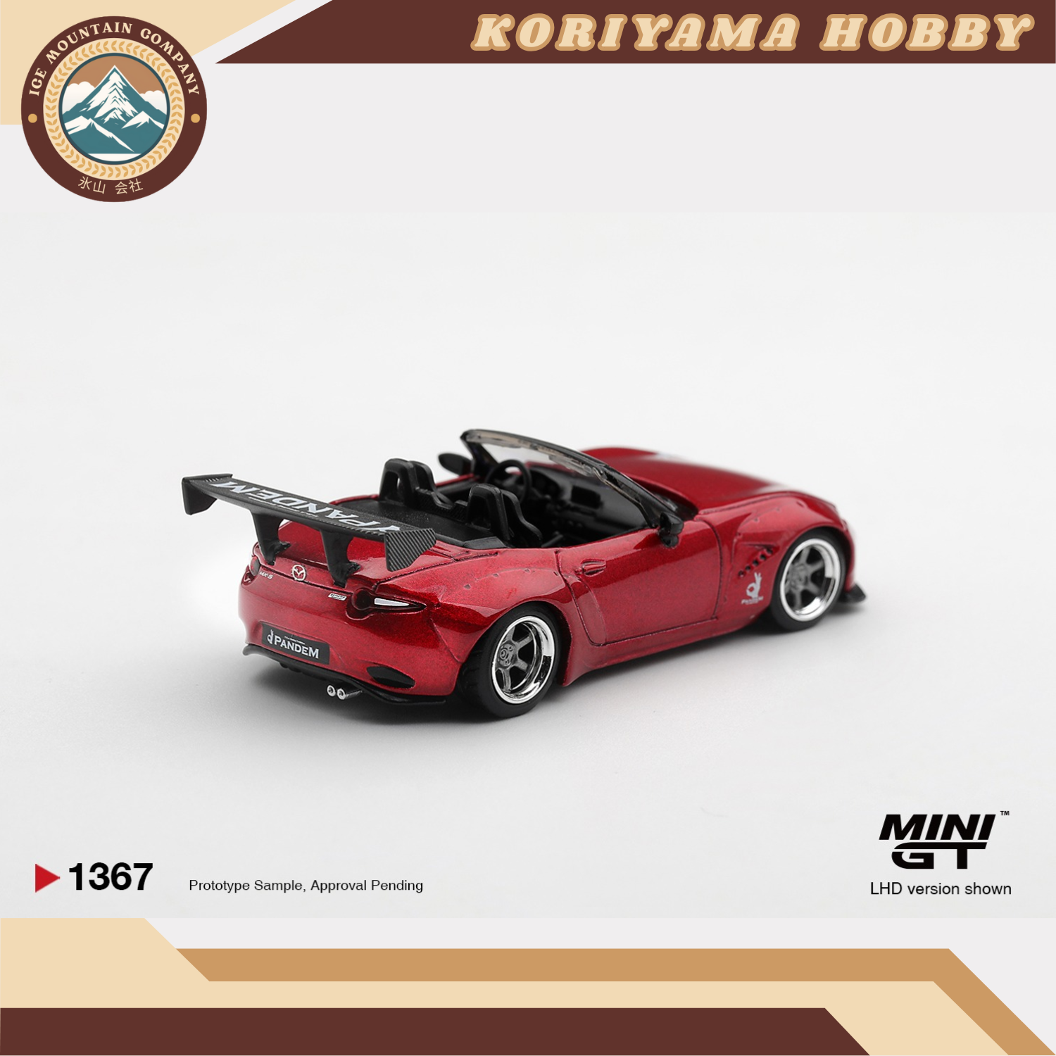 Mini GT 1367 Mazda Miata MX-5 (ND) Pandem Kodo Red MiniGT