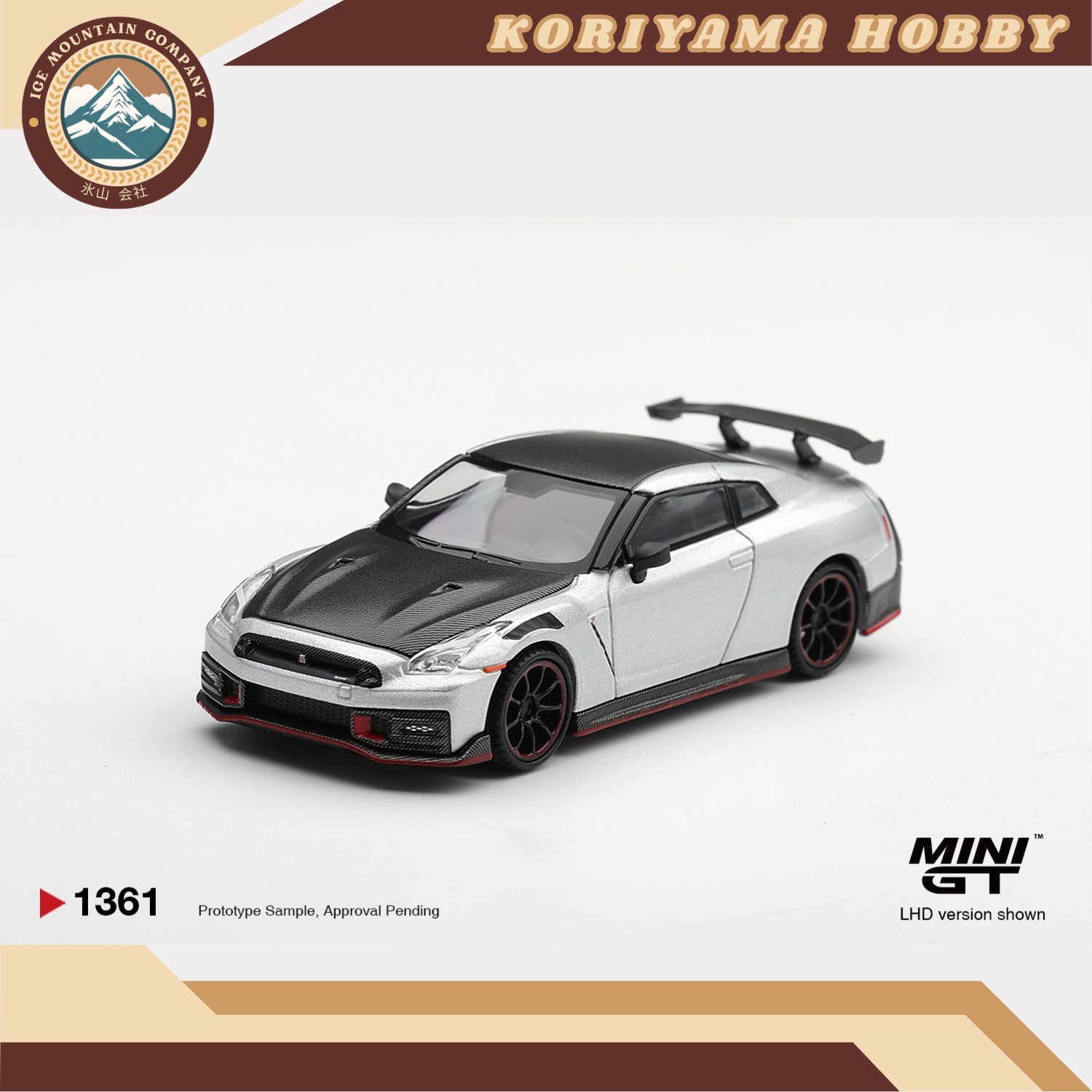 Mini GT 1361 Nissan GT-R NISMO 2024 Silver MiniGT