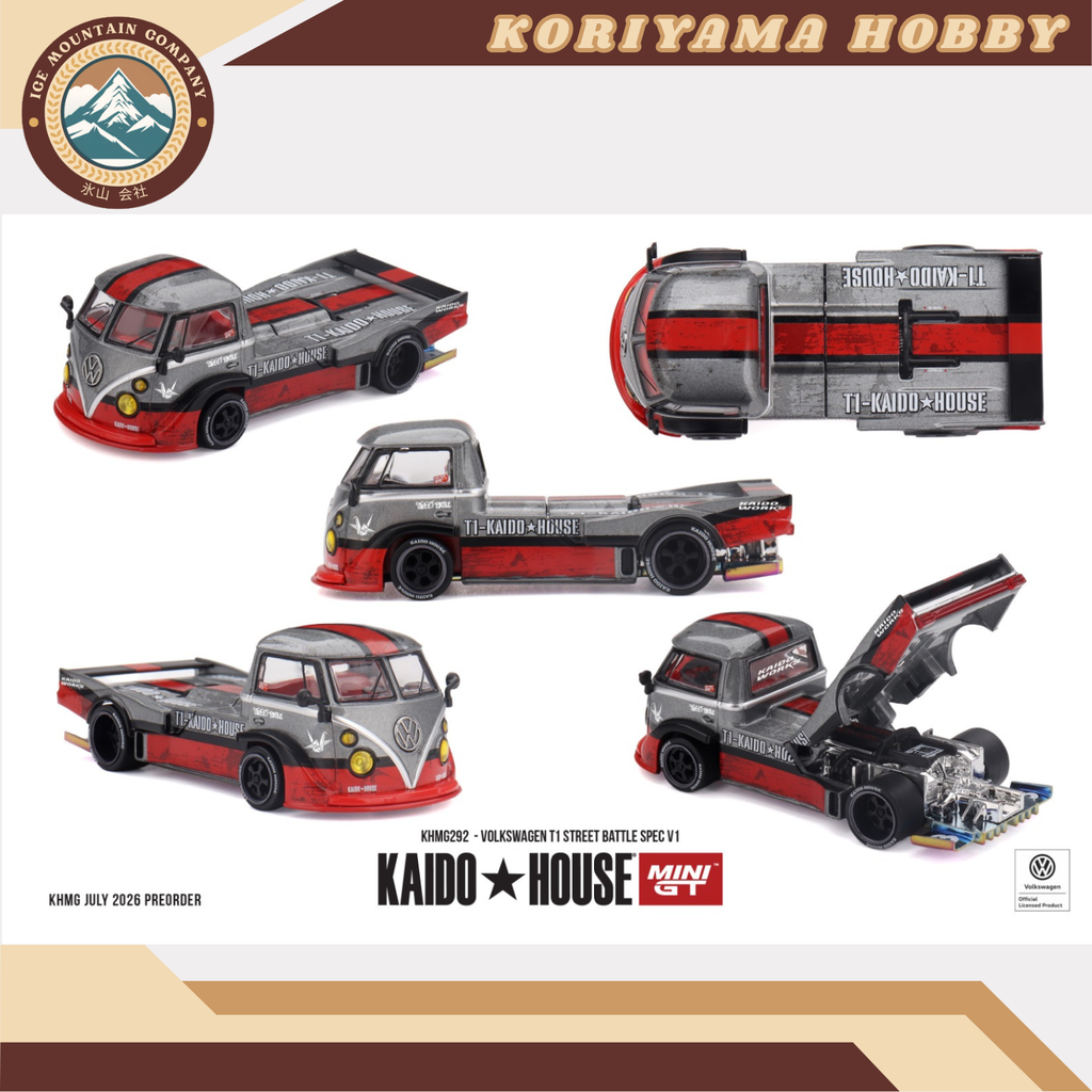 Mini GT Kaido House 292 Volkswagen T1  Street Battle Spec V1 MiniGT
