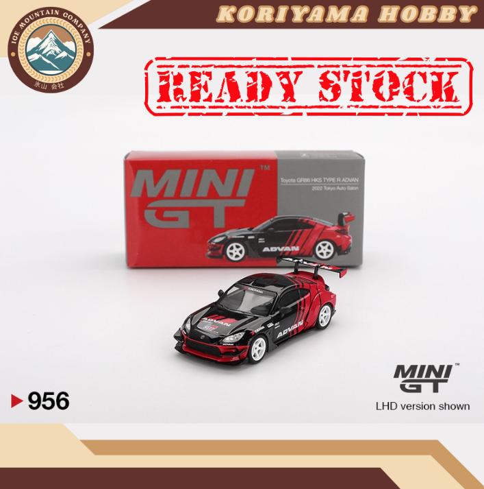 Mini GT 956 Toyota GR86 HKS TYPE R ADVAN 2022 Tokyo Auto Salon MiniGT