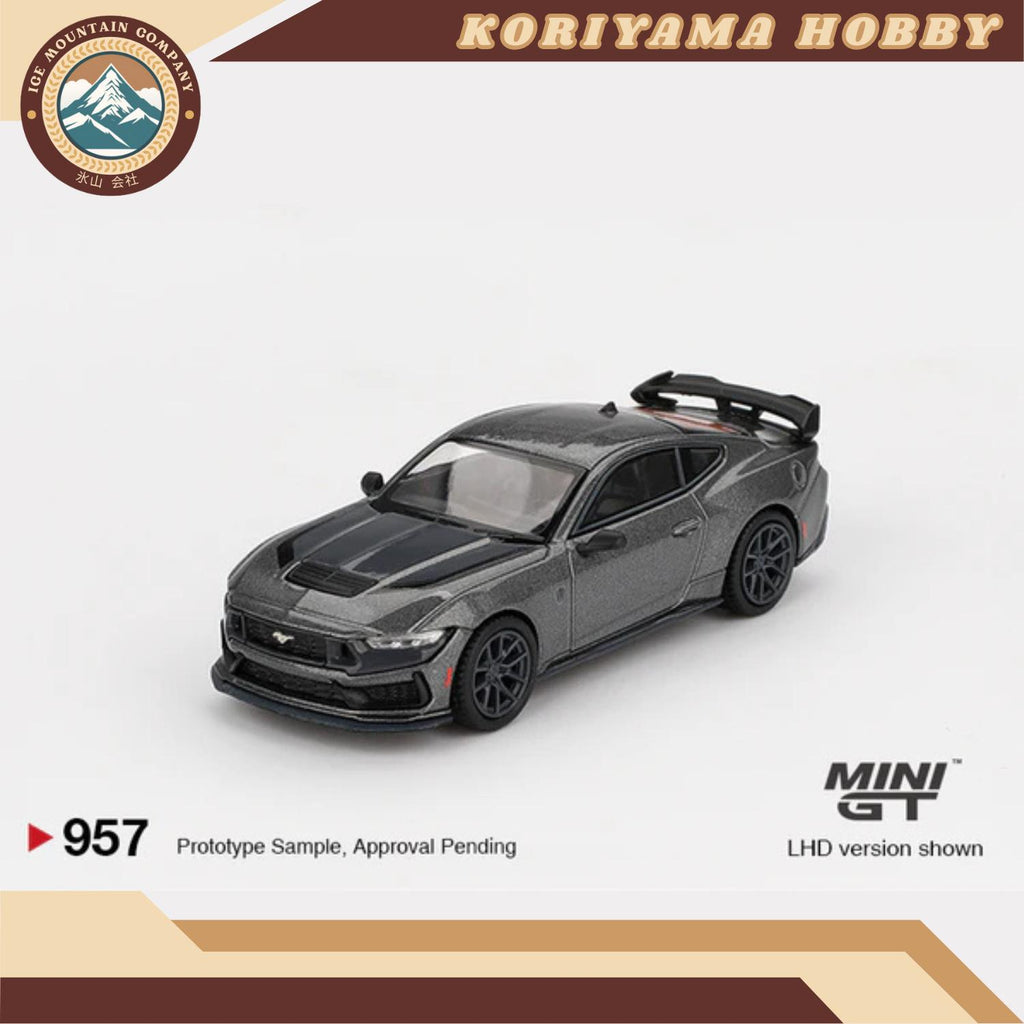 Mini GT 957 Ford Mustang Dark Horse  2024 Carbonized Gray RHD MiniGT
