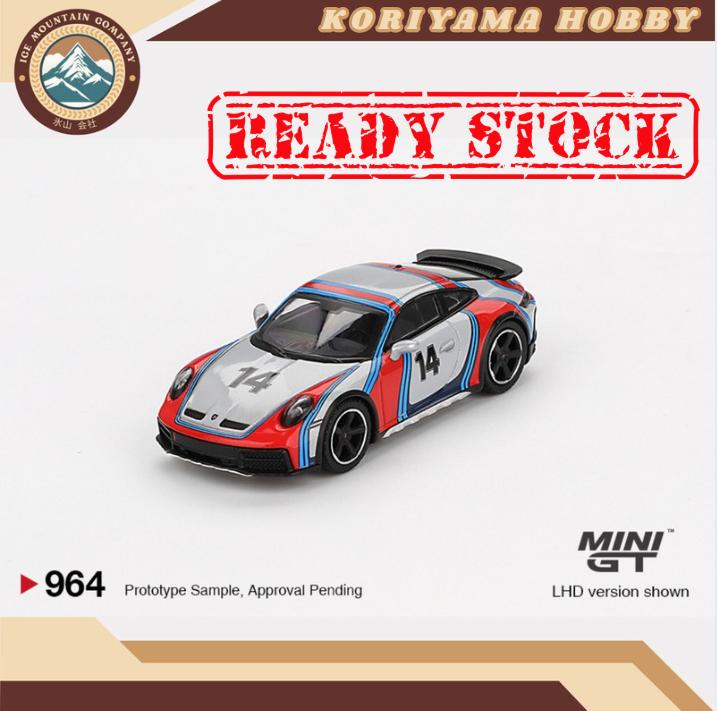Mini GT 964 Porsche 911 Dakar Ice Grey Metallic "Rally 1978" RHD MiniGT