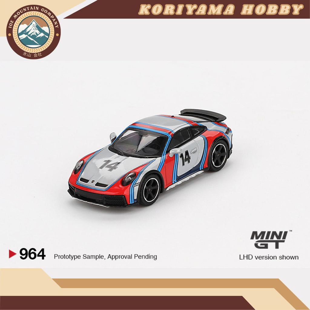 Mini GT 964 Porsche 911 Dakar Ice Grey Metallic "Rally 1978" RHD MiniGT