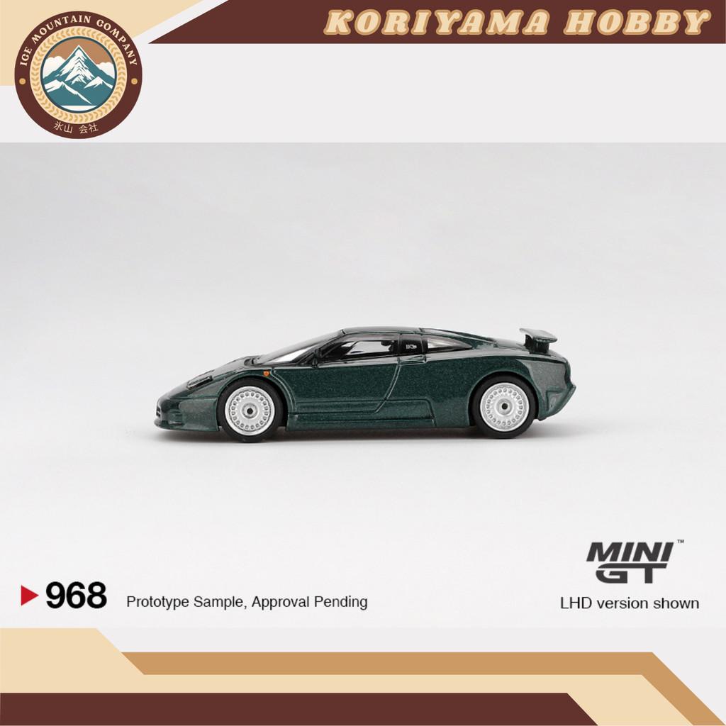 Mini GT 968 Bugatti EB110 GT Verde Scuro MiniGT