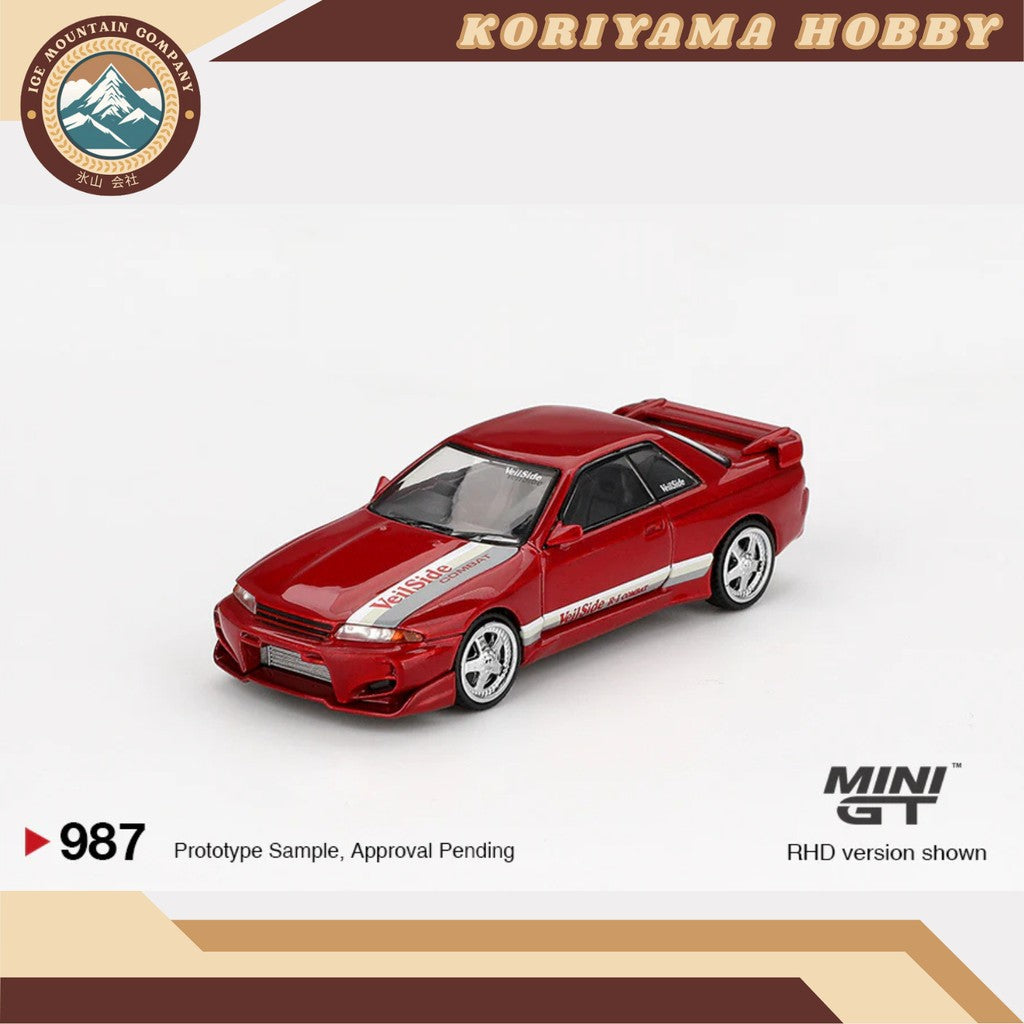 Mini GT 987 Nissan Skyline GT-R (R32) VeilSide Combat C-I Gem Red MiniGT