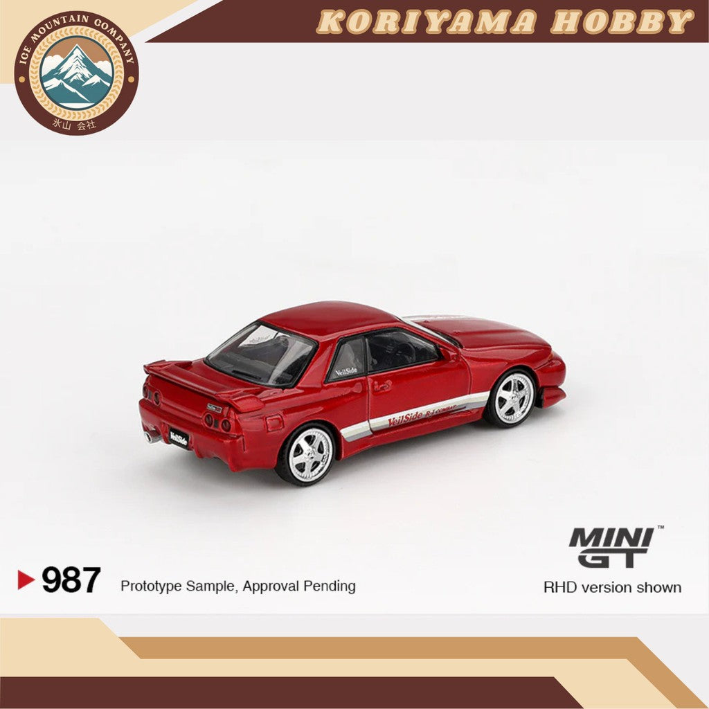 Mini GT 987 Nissan Skyline GT-R (R32) VeilSide Combat C-I Gem Red MiniGT