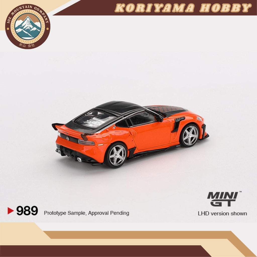 Mini GT 989 Nissan Z VeilSide FFZ400 Orange MiniGT