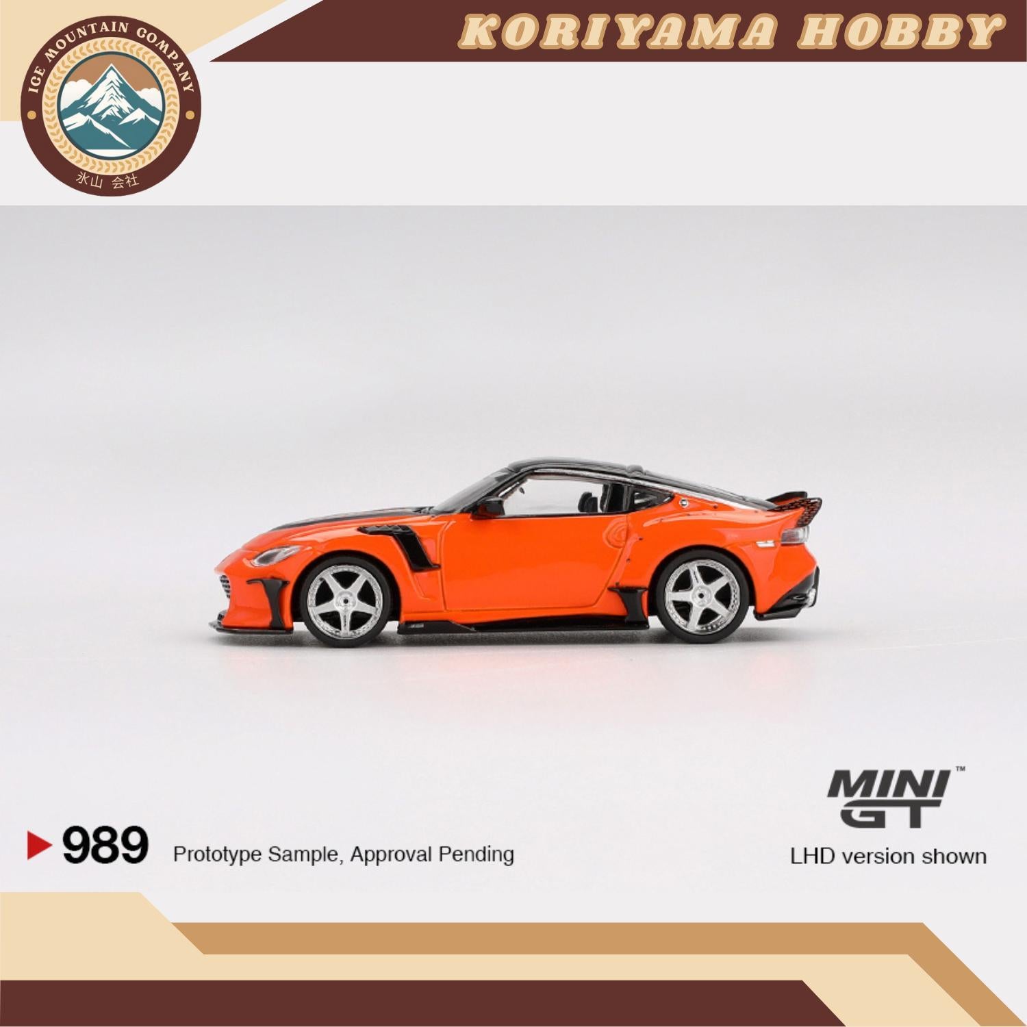 Mini GT 989 Nissan Z VeilSide FFZ400 Orange MiniGT