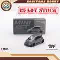 Mini GT 995 Abarth 595 LB-WORKS x Abas Works Grey MiniGT