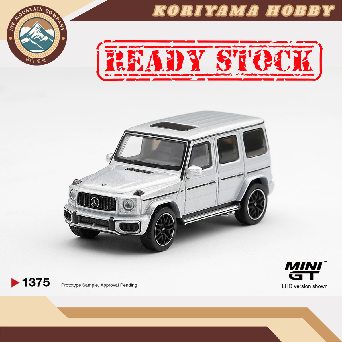 Mini GT 1375 Mercedes-AMG G 63 Silver Metallic MiniGT