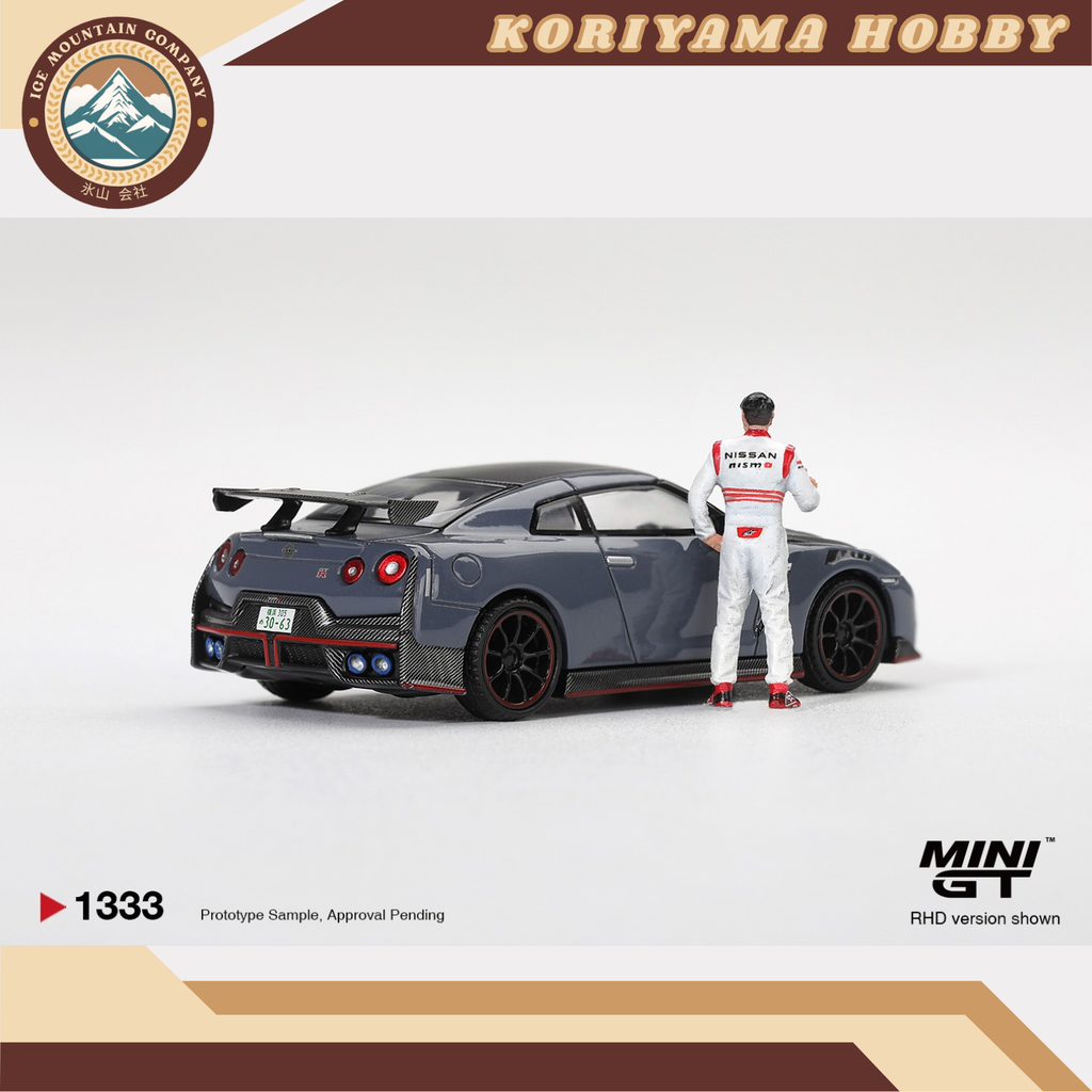 Mini GT 1333 Nissan GT-R Nismo 2024 Tsukuba Production Car Lap Record W / Matsuda Figure Tsugio Matsuda Collection MiniGT