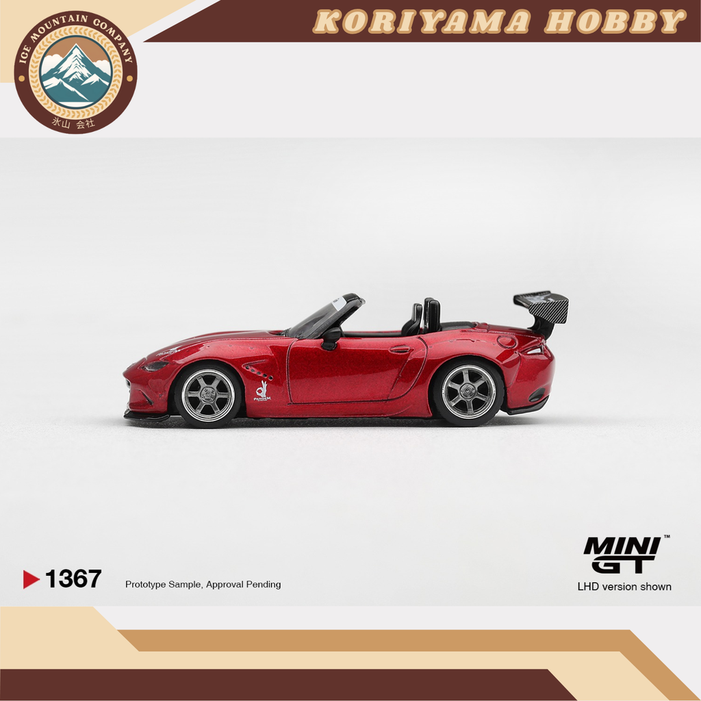 Mini GT 1367 Mazda Miata MX-5 (ND) Pandem Kodo Red MiniGT