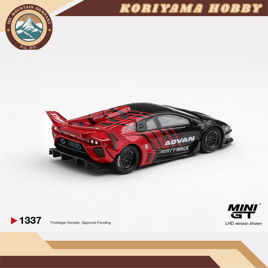 Mini GT 1337 Lamborghini LB-Silhouette WORKS MURCIELAGO GT Evo Advan MiniGT