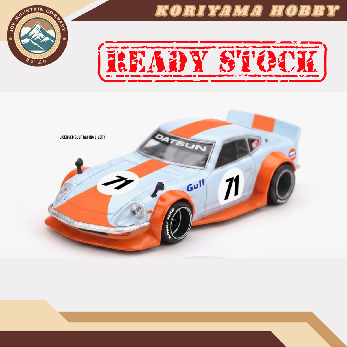 Mini GT Kaido House 317 Nissan Fairlady Z Kaido GT GULF V1 MiniGT