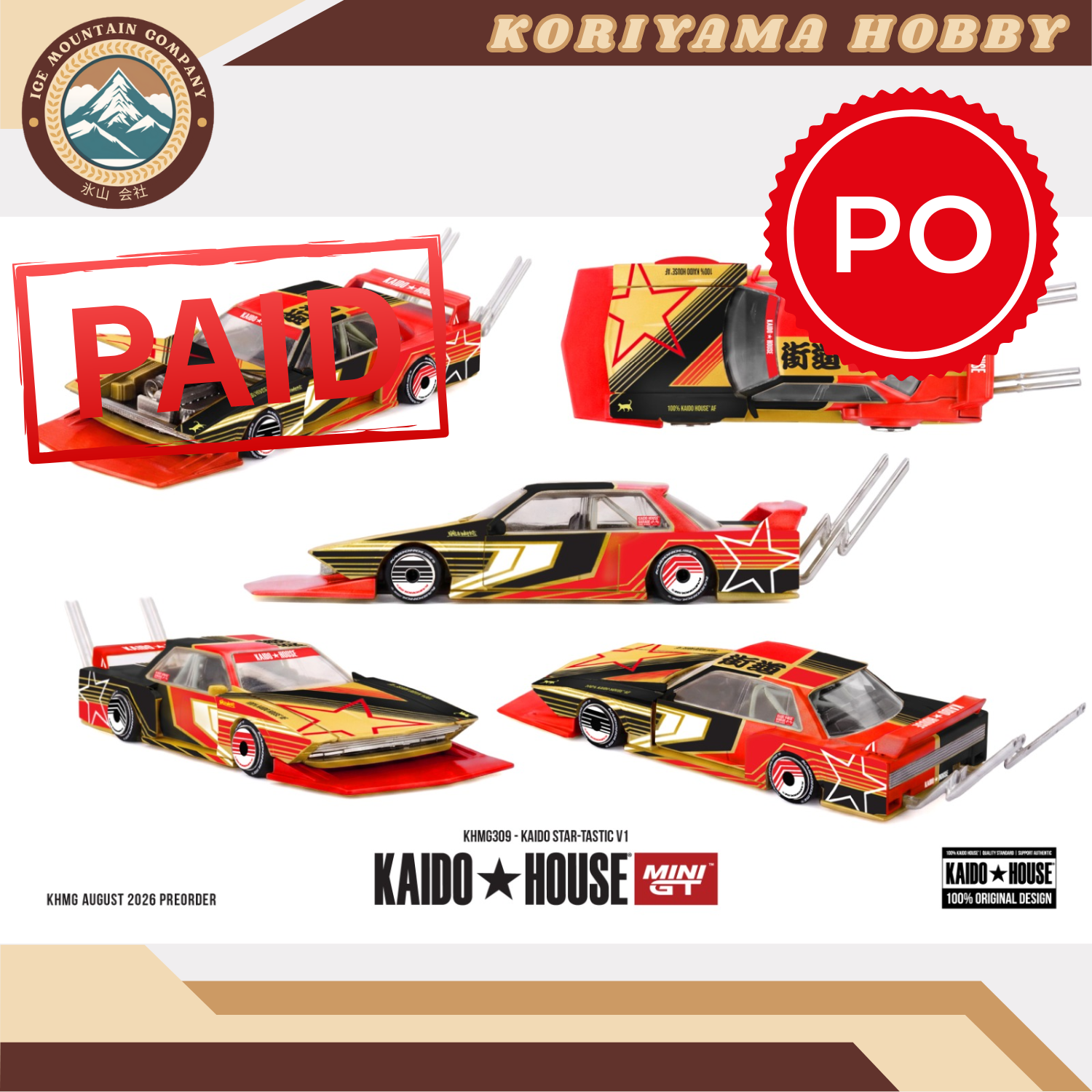 Mini GT Kaido House 309 KAIDO STAR-TASTIC V1 MiniGT