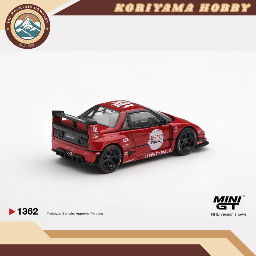 Mini GT 1362 Mazda AZ-1 Liberty Walk LB40 LB-Hinomaru Red MiniGT