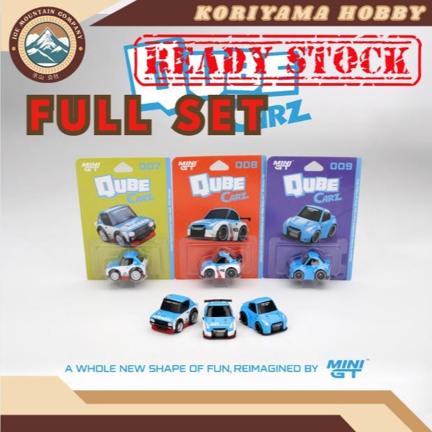 Qube Carz By Mini GT Batch 2 Nissan GTR Kenmeri BRE Blue LBWK Liberty Walk Cube Cars MiniGT Choro