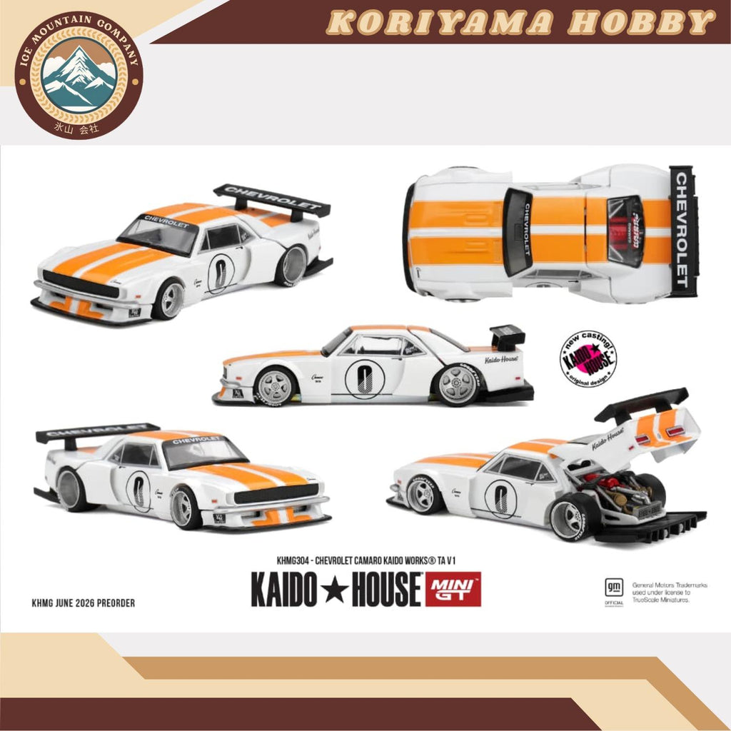 Mini GT Kaido House 304 Chevrolet Camaro KAIDO WORKS TA V1 MiniGT