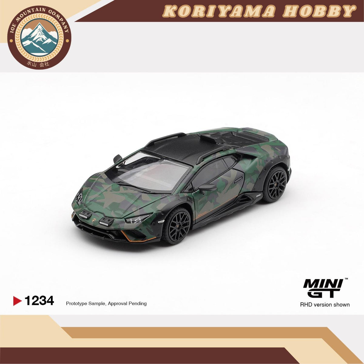 Mini GT MGTS0026 Lamborghini Huracán Sterrato All Terrarin Set MiniGT