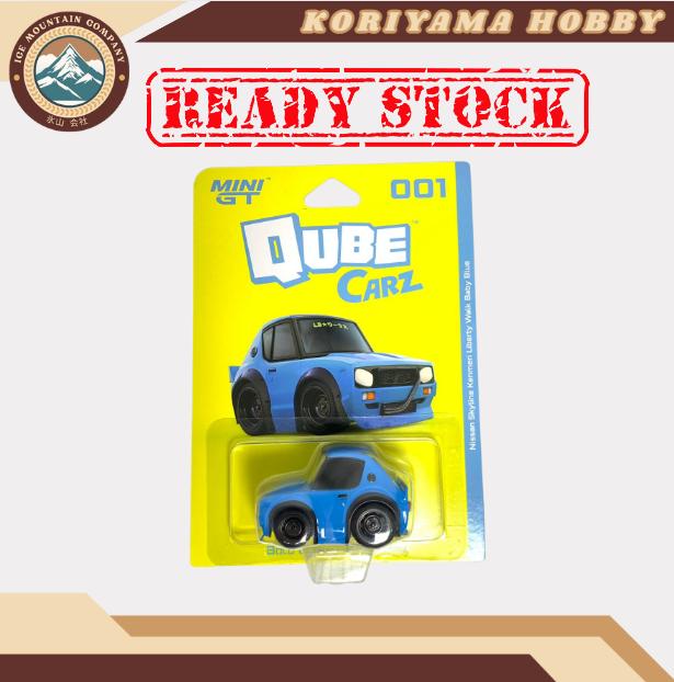 Qube Carz By Mini GT Nissan Skyline Kenmeri Liberty Walk Baby Blue QZ00101 Cube Cars MiniGT Choro
