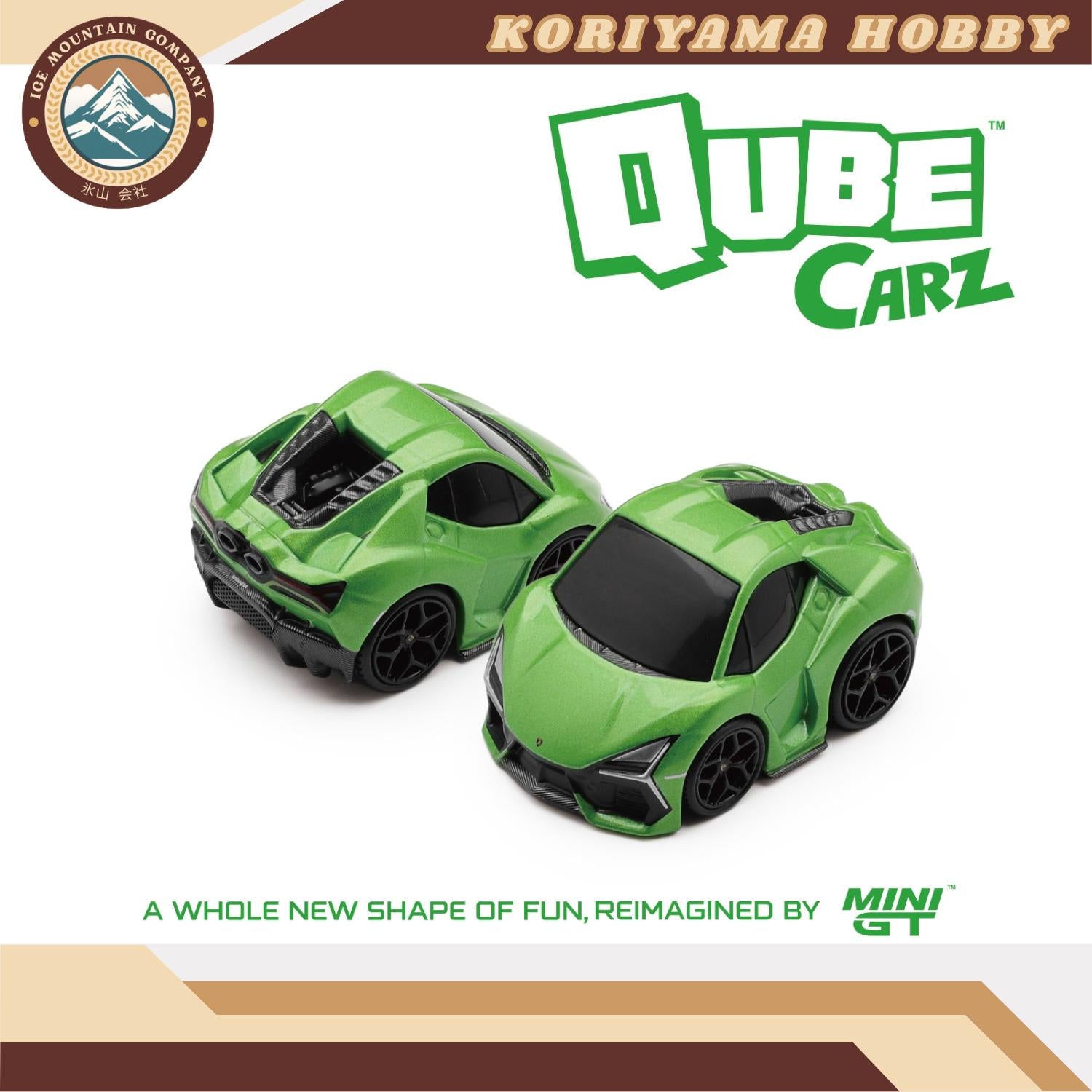 Qube Carz By Mini GT Batch 3 LBWK Liberty Walk Nissan GTR ER34 Toyota Supra Lamborghini Porsche åçCube Cars MiniGT Choro