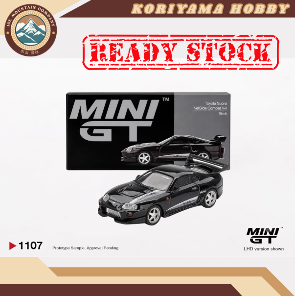 Mini GT 1107 Toyota Supra VeilSide Combat V-II Black MiniGT