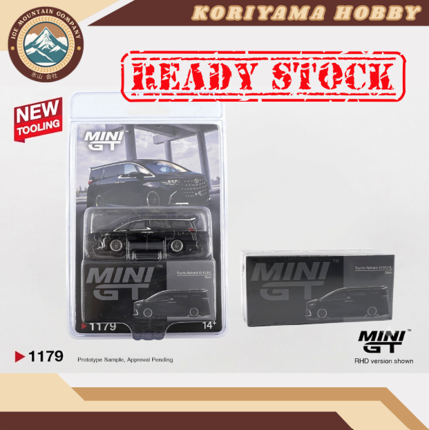 Mini GT 1179 Toyota Alphard 40 KUHL Black MiniGT