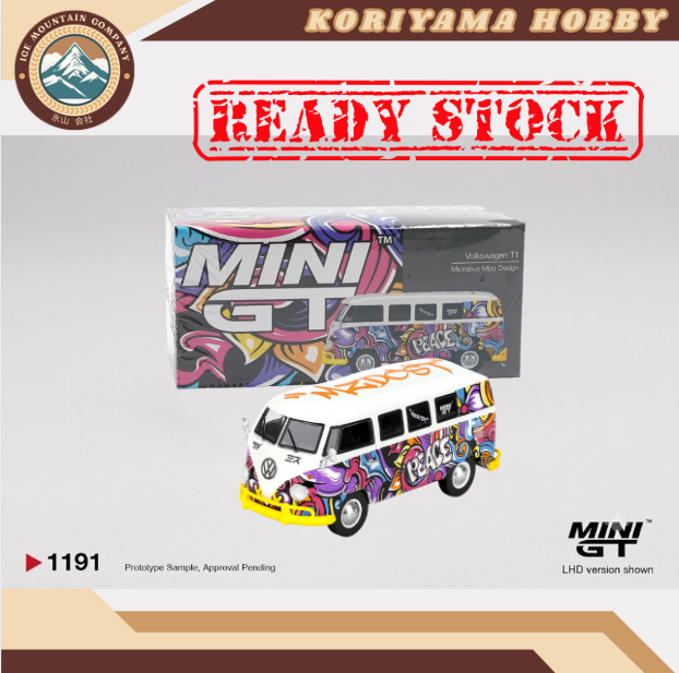 Mini GT 1191 Volkswagen T1 Microbus Mizu Design MiniGT