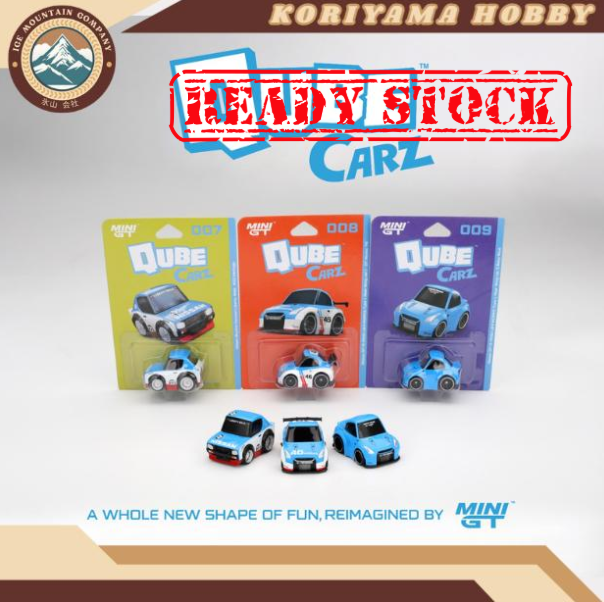 Qube Carz By Mini GT Batch 2 Nissan GTR Kenmeri BRE Blue LBWK Liberty Walk Cube Cars MiniGT Choro
