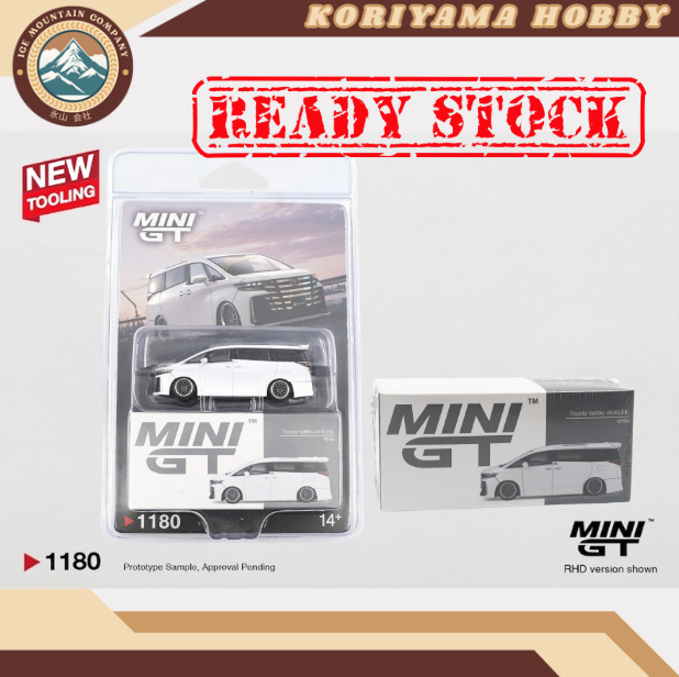 Mini GT 1180 Toyota Vellfire 40 KUHL White MiniGT